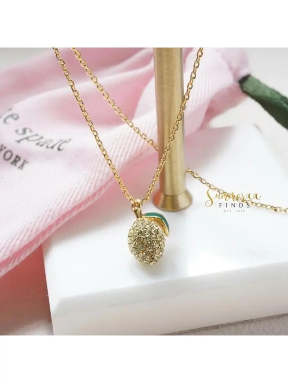 Kate Spade Picnic Perfect Lemon Mini Pendant Necklace